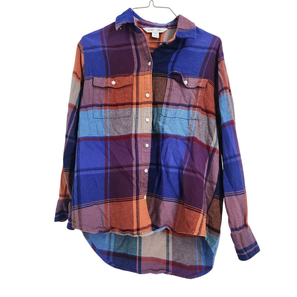 Old Navy The Boyfriend Shirt Womens Size Extra Small XS